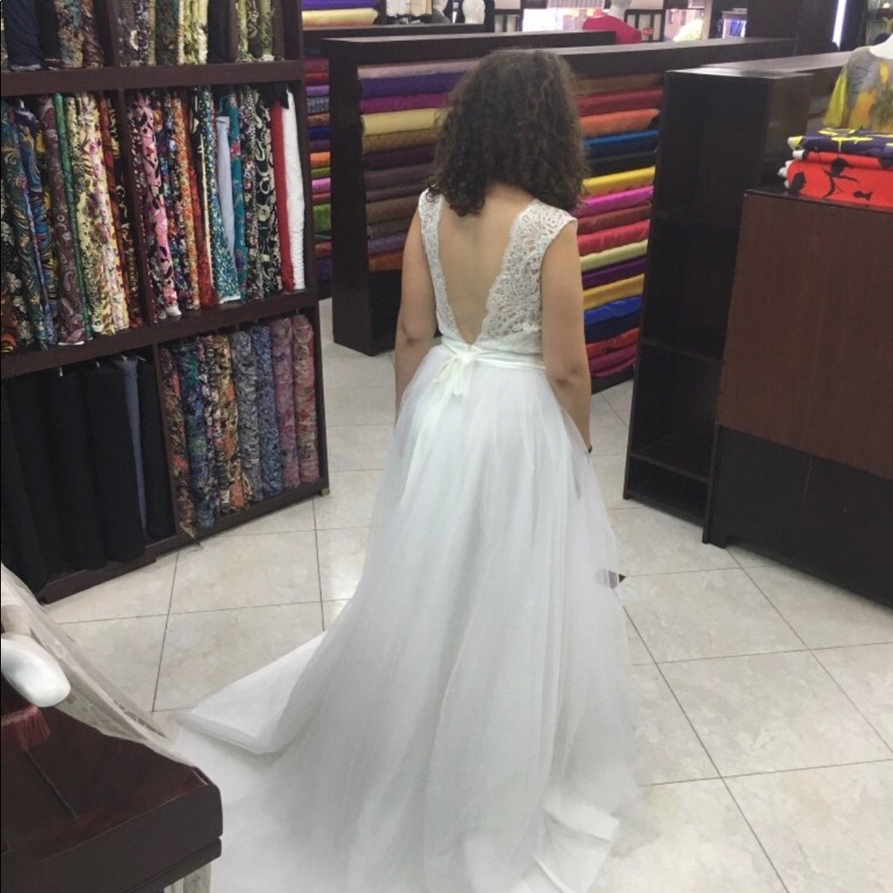 Never worn Custom Wedding Dress